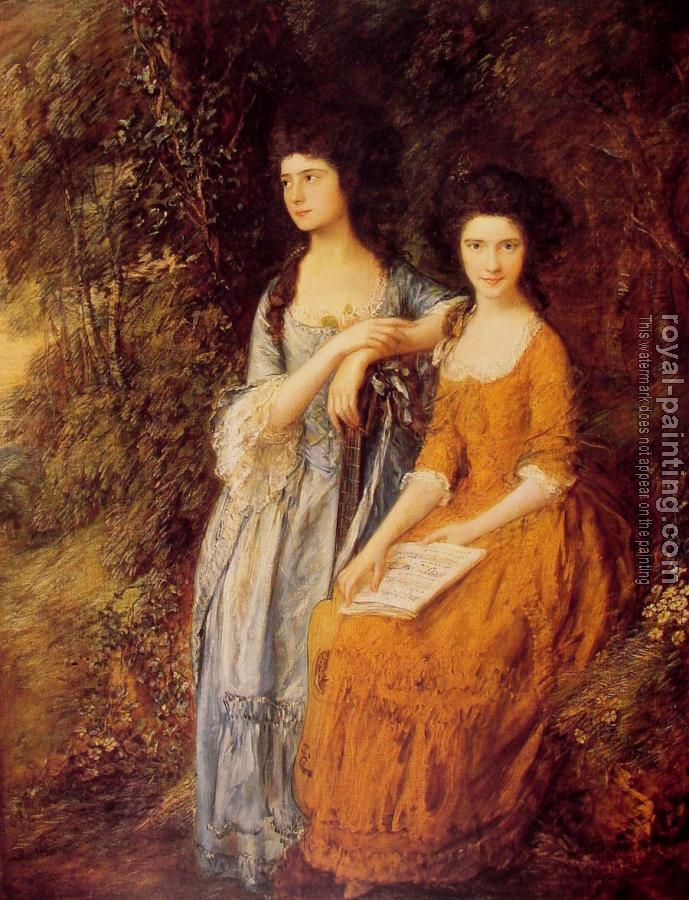 Thomas Gainsborough : The Linley Sisters